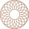 Ekena Millwork Cannes Wood Fretwork Pierced Ceiling Medallion, Cherry, 32"OD x 11"ID x 1/4"T CMWP32X32X0250CNCH - alternate 5